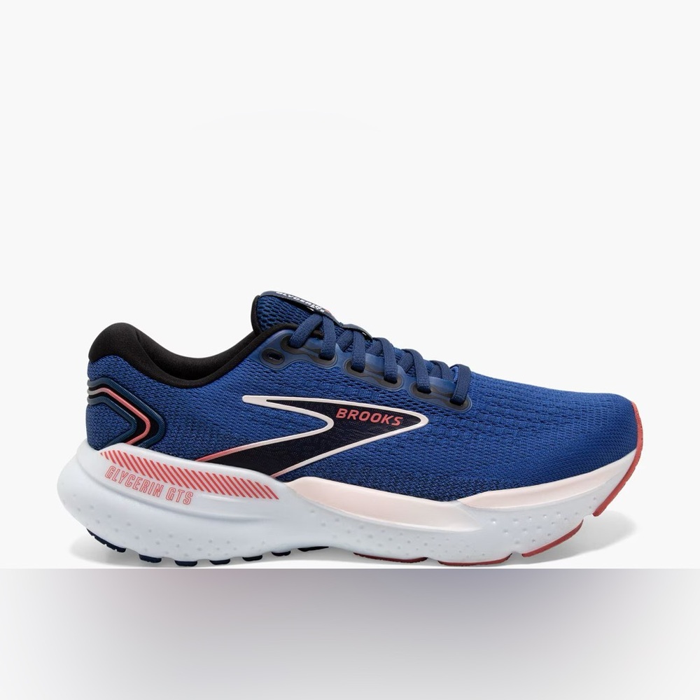Brooks Navy Pink Athletic Sneakers Women's 9.5 Glycerin GTS 21